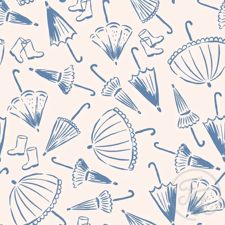 OD- Umbrellas delft blue