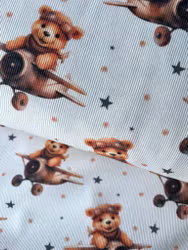 Ribbjersey søte bamser i fly