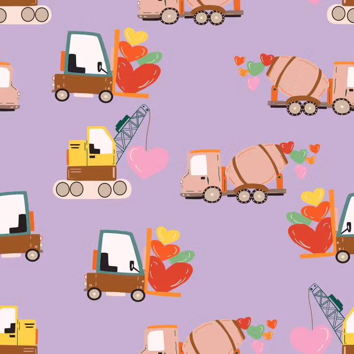 OD- Truck of love in wisteria purple