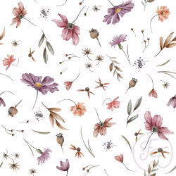 OD- Floral Elin white