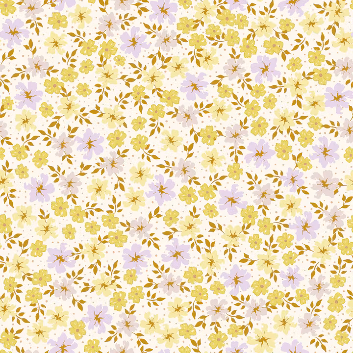 OD- Suzanne flowers Yellow & lila