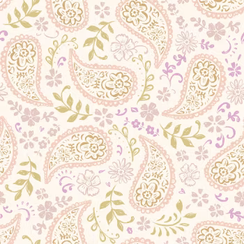 OD- Paisley pistache & lila