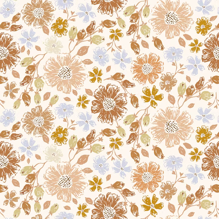 OD- Martine flower blue