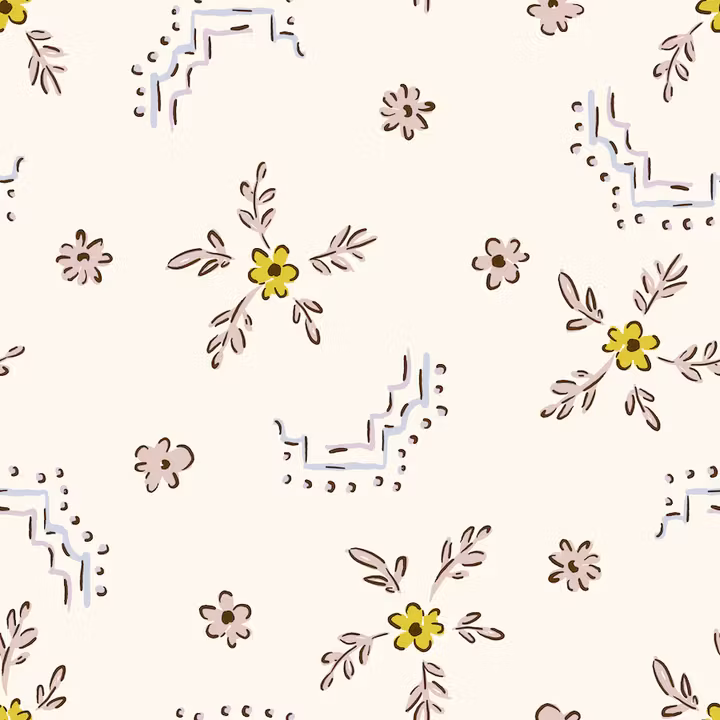 OD- Framed flowers blue & yellow