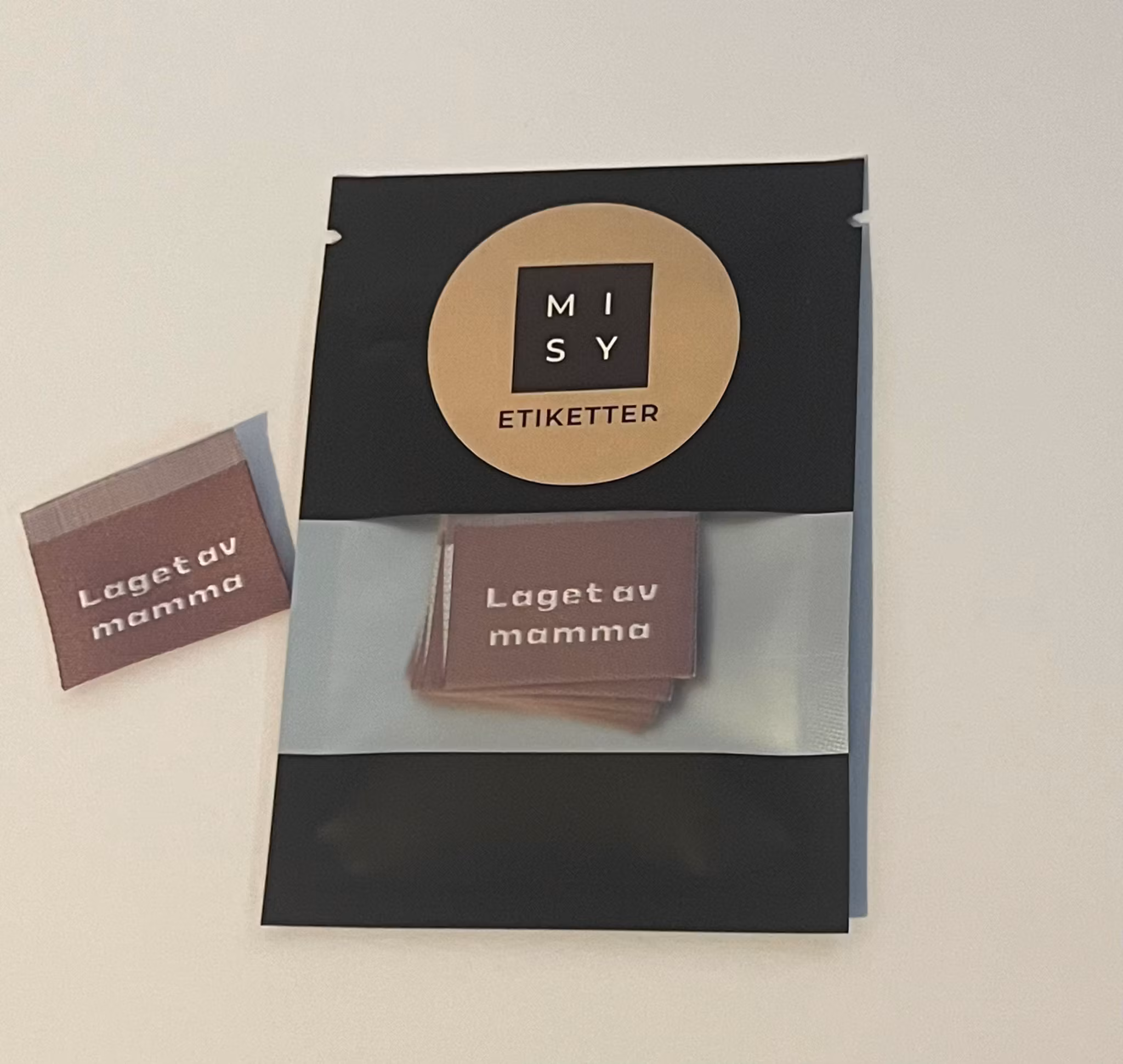 Labels, laget av mamma lilla