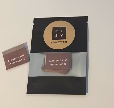 Labels, laget av mamma lilla