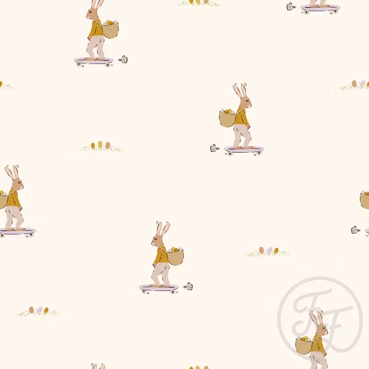 OD- Easter bunnies lila skates