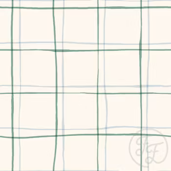 OD- Dusty check green & blue