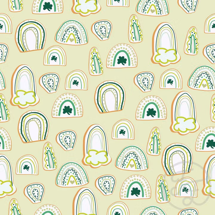 OD-St Patrick day rainbow cookies in Pale Spring