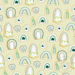 OD-St Patrick day rainbow cookies in Pale Spring