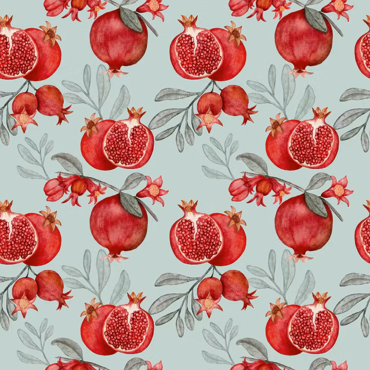 OD- Pomegranates Light Green