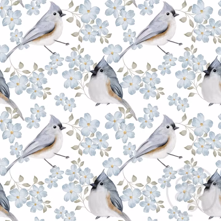 OD- Flowery Titmouse White