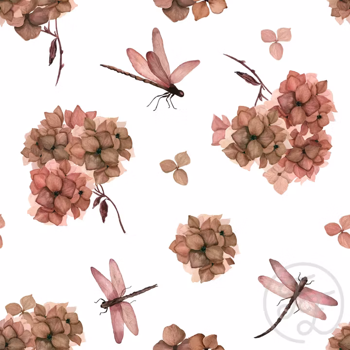 OD- Maroon Hydrangea