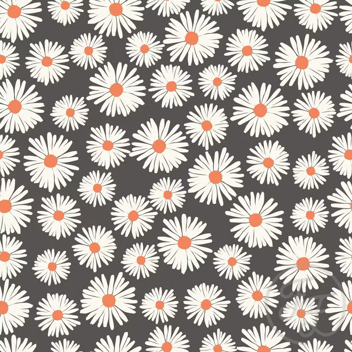 OD- Aster Flower in Mid Grey