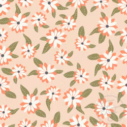OD- Bloodroot Flower in Peach Puff