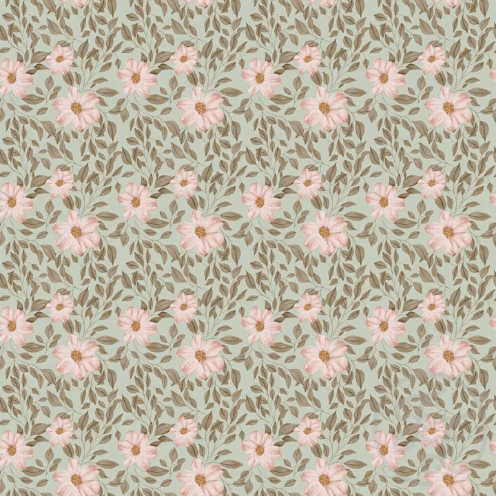 OD- Peach Flowers Small Pisctahio