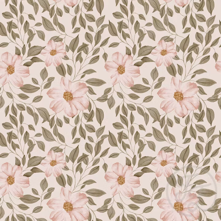 OD- Peach Flowers Cream
