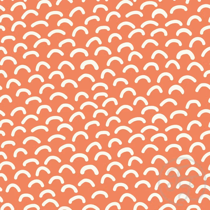 OD- Simple Abstract in Dark Peach