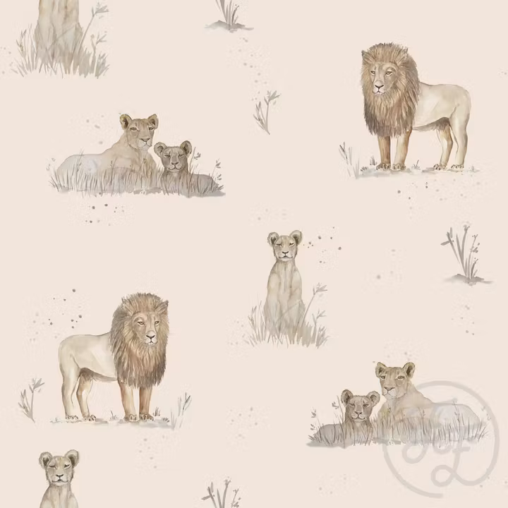 OD- Lion Family Beige