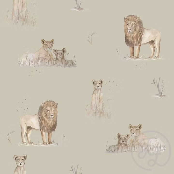 OD- Lion Family Khaki