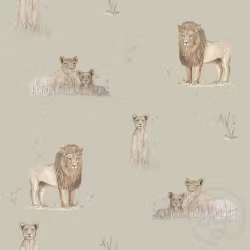 OD- Lion Family Khaki