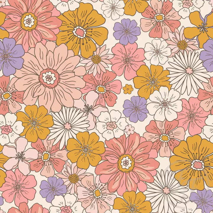 OD- Retro Bouquet Purple