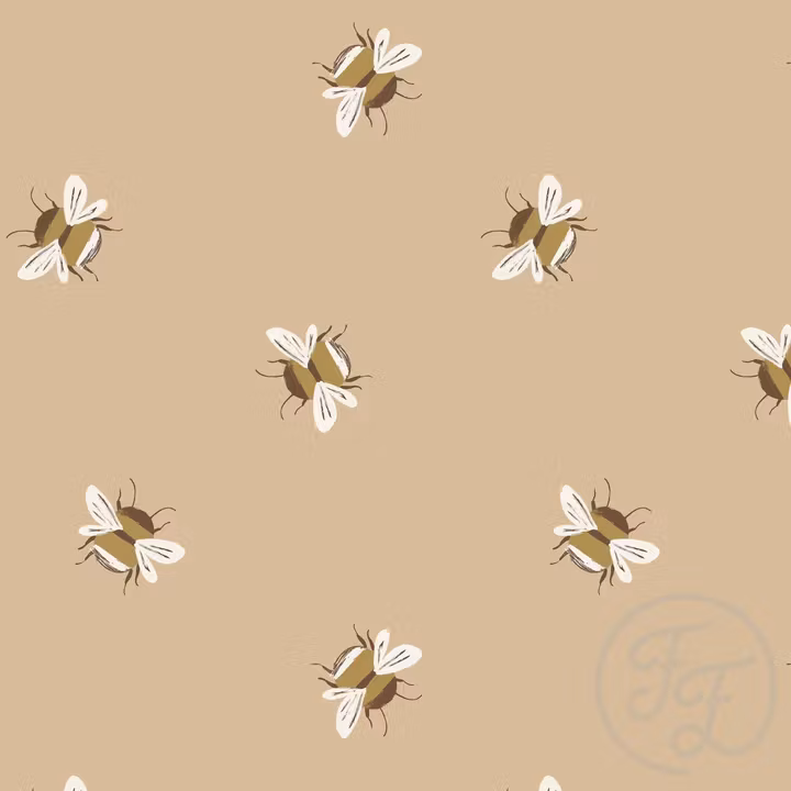 OD- Buzzing Bees Tan