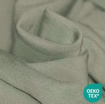 French terry dusty green