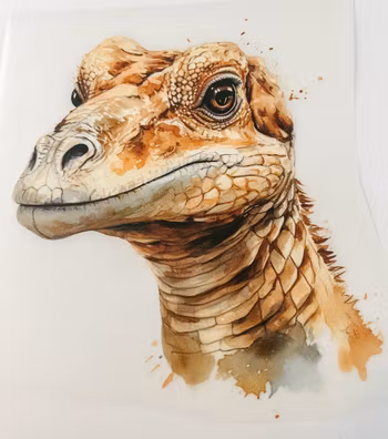 Strykemerke øgle stor