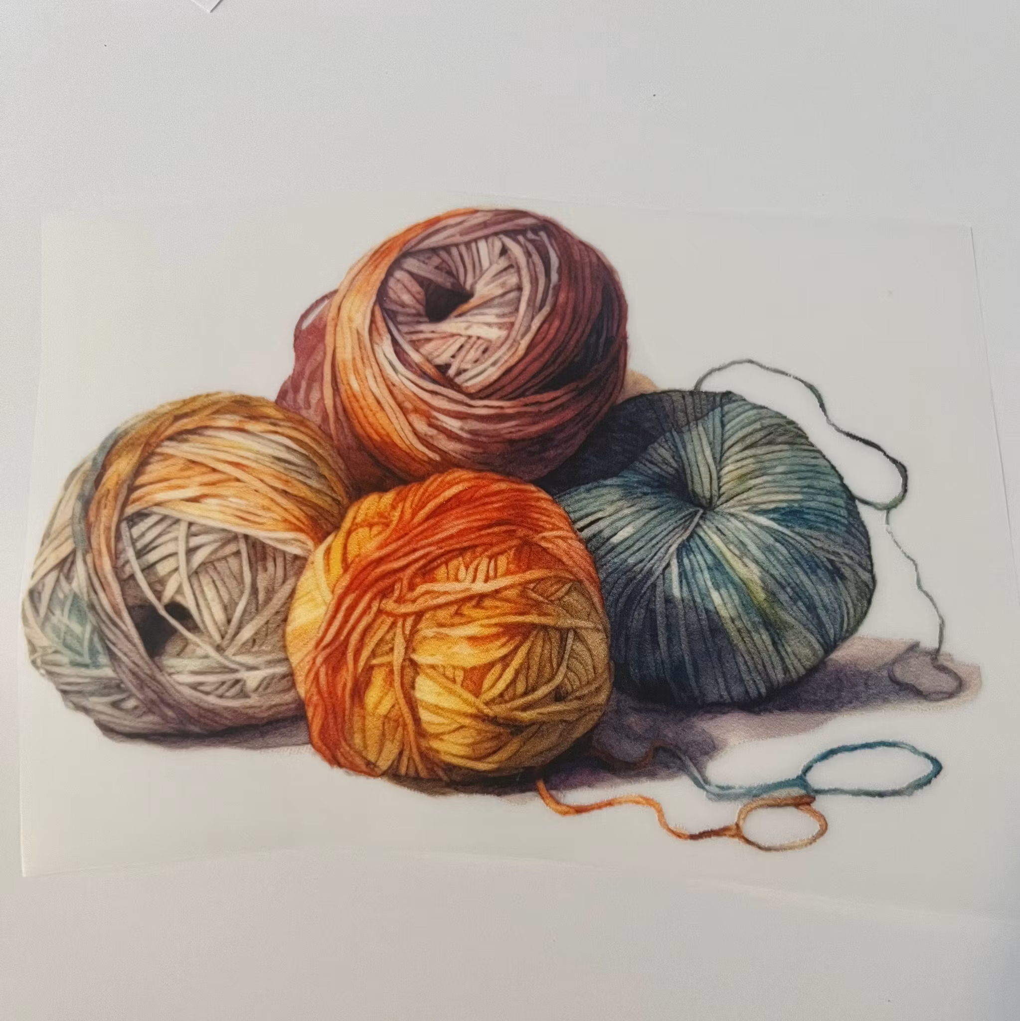 Strykemerker 4 garnnøster liten