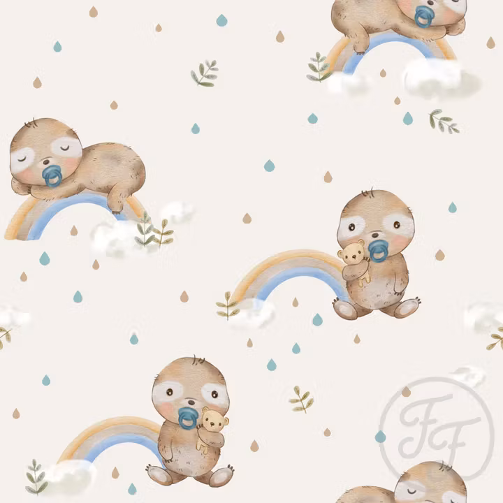 OD- Baby Sloth Ecru
