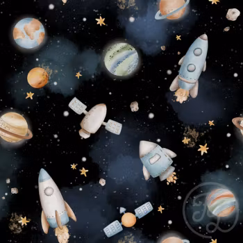 OD- Spaceships Black Blue