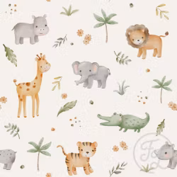 OD- Safari Animals Cream
