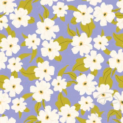 OD- Sunshine Floral in Cold Purple