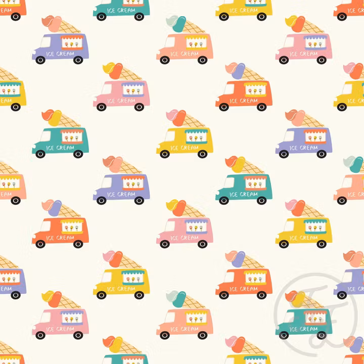 OD- Ice Cream Truck in Vista White