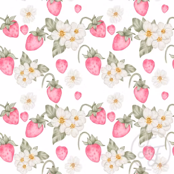 OD- Strawberries Field White