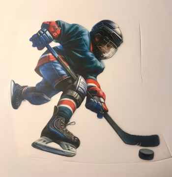 Ishockey in action DTF