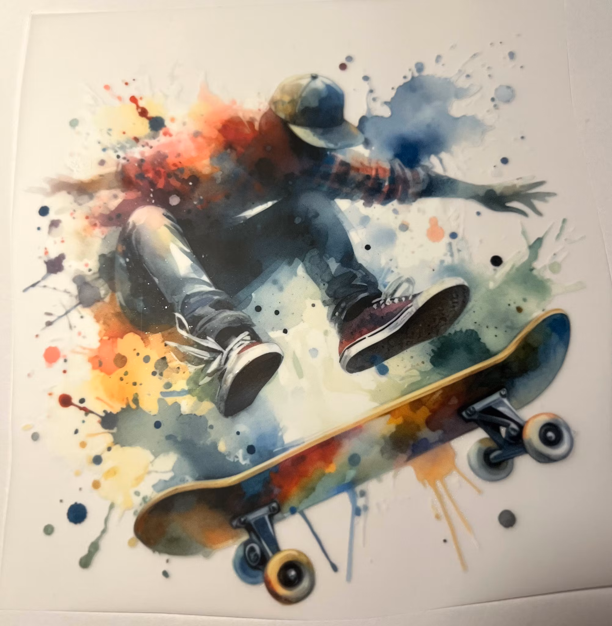 SM skateboard fargesplash