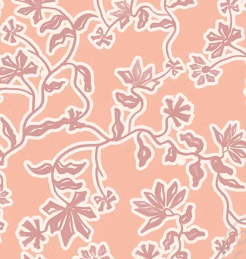 Glowing pink veins in light orange lycra