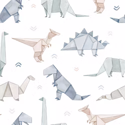 Ribbjersey oregami dinosaur