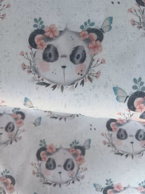 Ribbjersey blomsterpanda