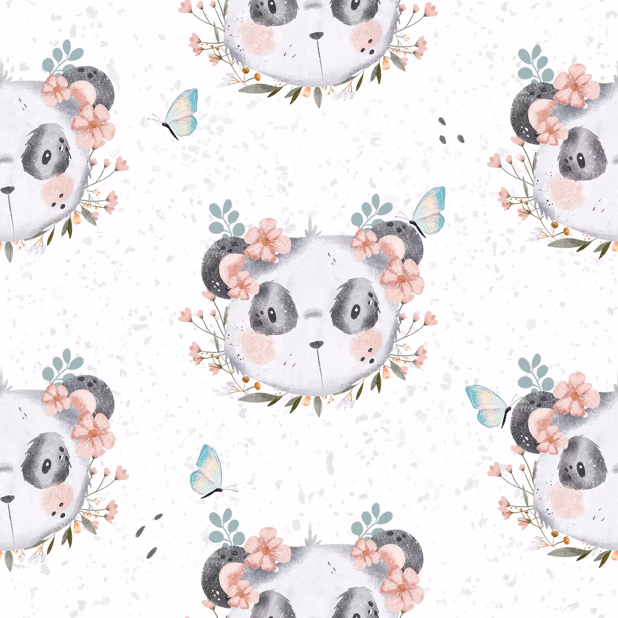 Jersey blomsterpandaer