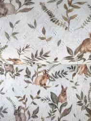 Bunny botannical pointelle