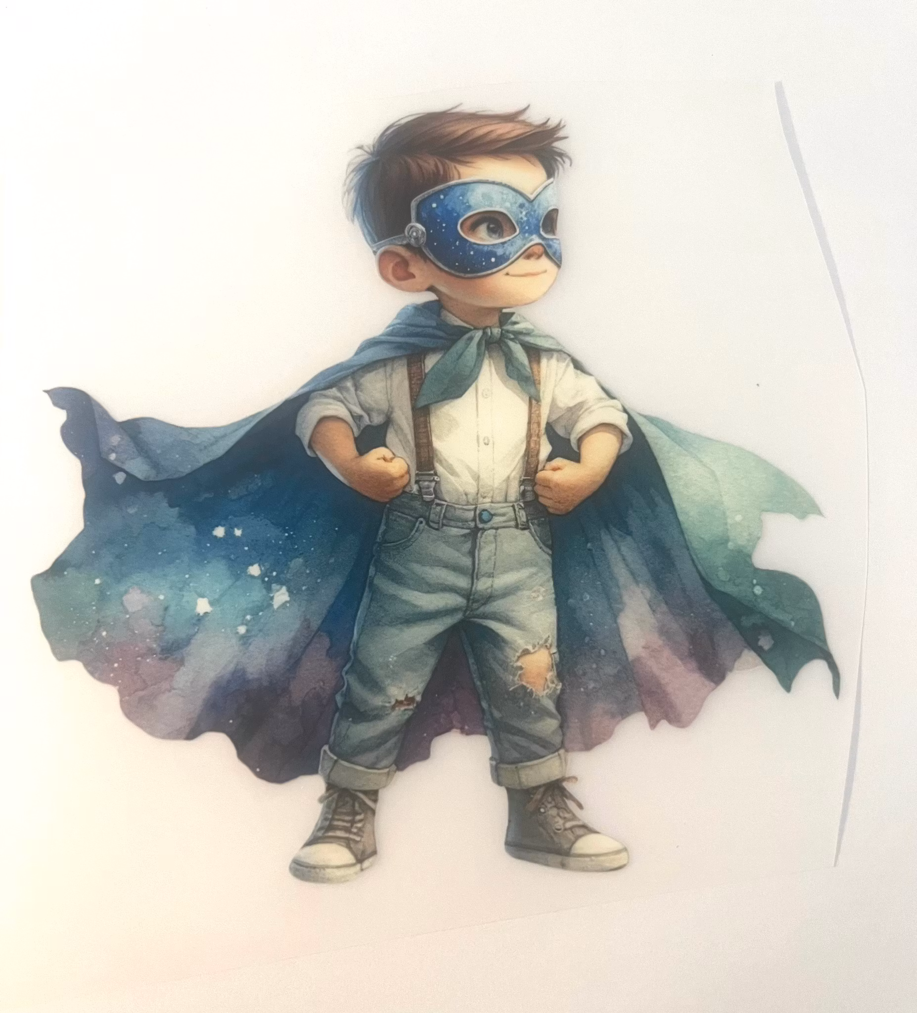 Gutt med superkappe stor DTF