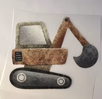 SM gravemaskin brun stor