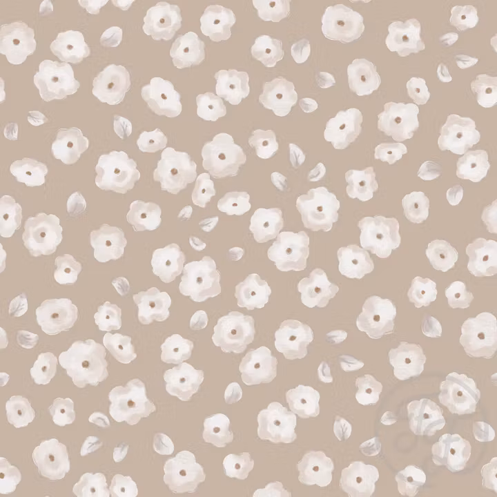 Floral Mila Beige Tan