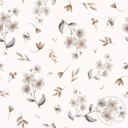 OD- Floral Sarah Beige Ivory