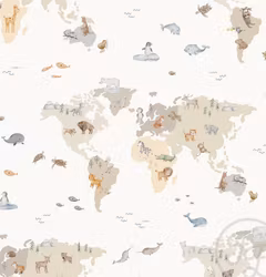 Animals map ribbjersey