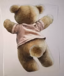 Søt bamse bakfra dft