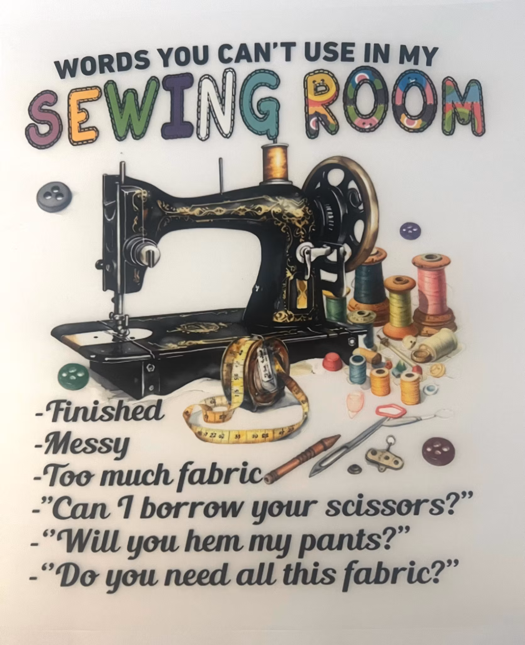 My sewingroom DTF